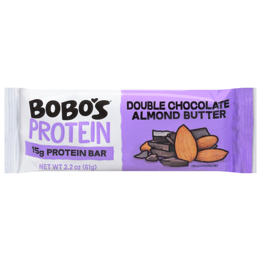 Bobo's Double Chocolate Almonds Butter Protein Bar 2.2 oz