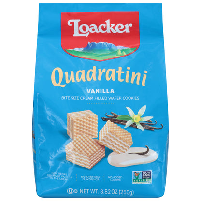 Loacker Quadratini Vanilla Wafer Cookies 8.82 oz
