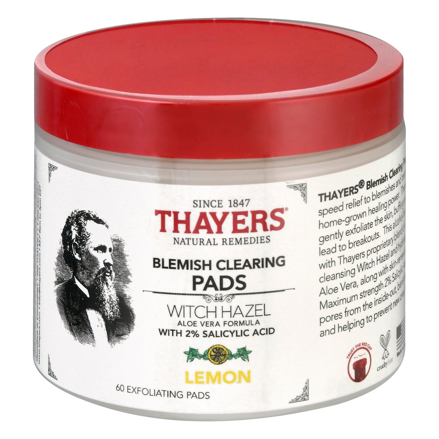 Thayers Blemish Clearing Lemon Pads 60 ea