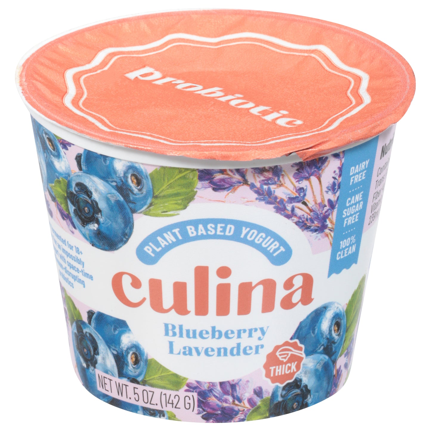 Culina Thick Blueberry Lavender Plant Based Yogurt 5 oz