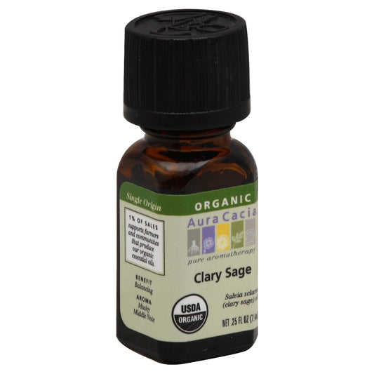 Aura Cacia Clary Sage Oil 0.25 oz