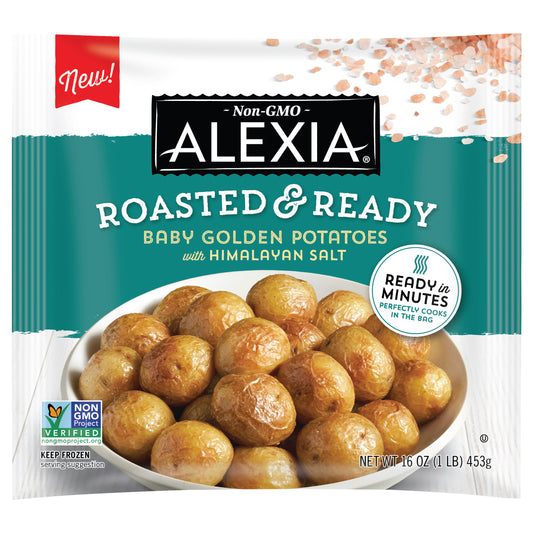Alexia Roasted & Ready Baby Golden Potatoes with Himalayan Salt 16 oz Bag