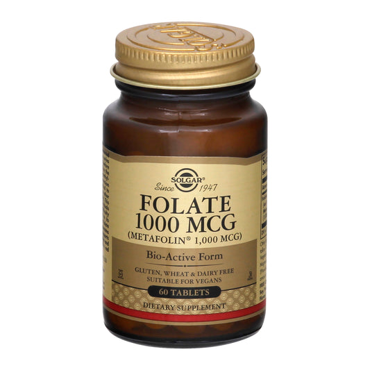 Solgar 1000 mcg Tablets Folate 60 ea