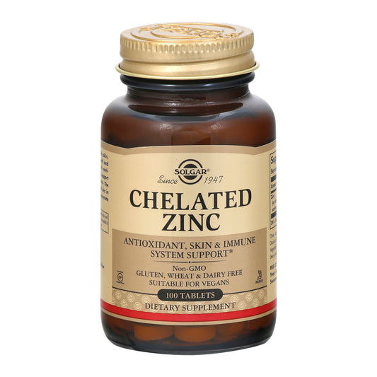 Solgar Tablets Chelated Zinc 100 ea