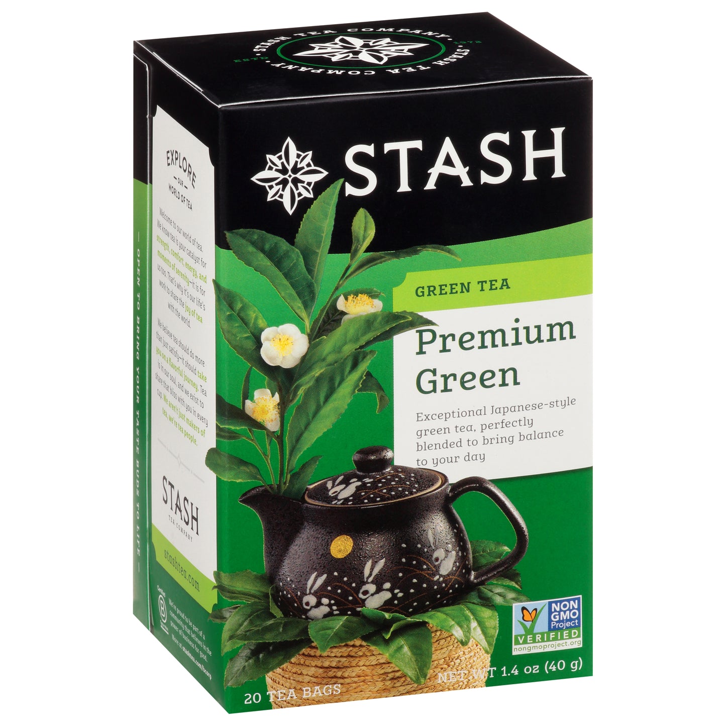 Stash Tea Bags Premium Green Green Tea 20 ea
