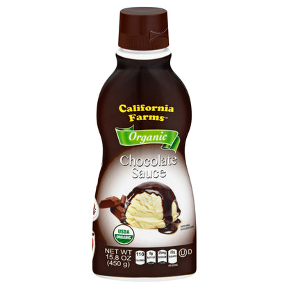 California Farms Organic Chocolate Sauce 15.8 oz