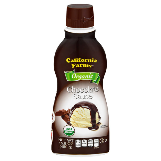California Farms Organic Chocolate Sauce 15.8 oz