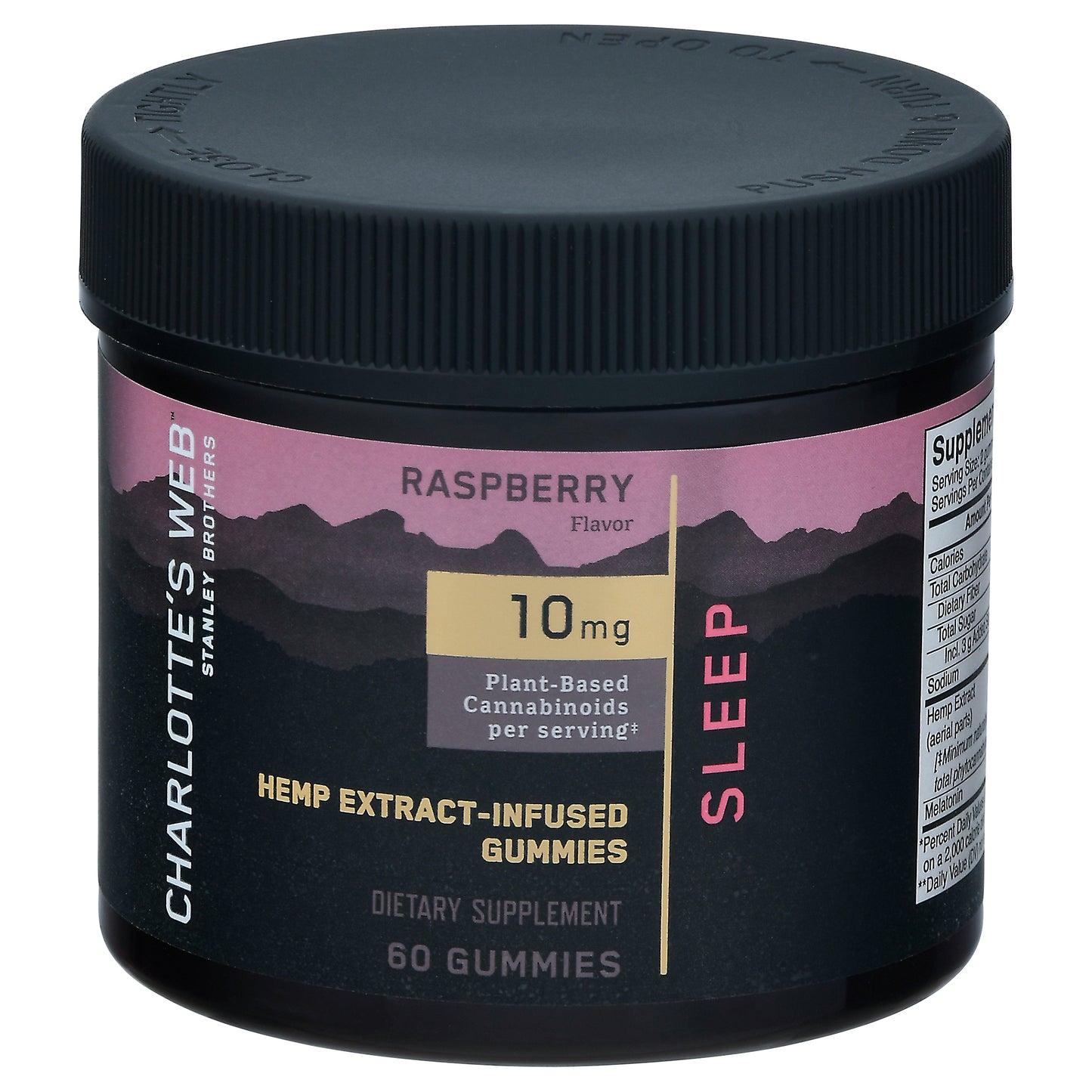 Charlotte's Web 10 mg Raspberry Sleep CBD Gummies 60 ea