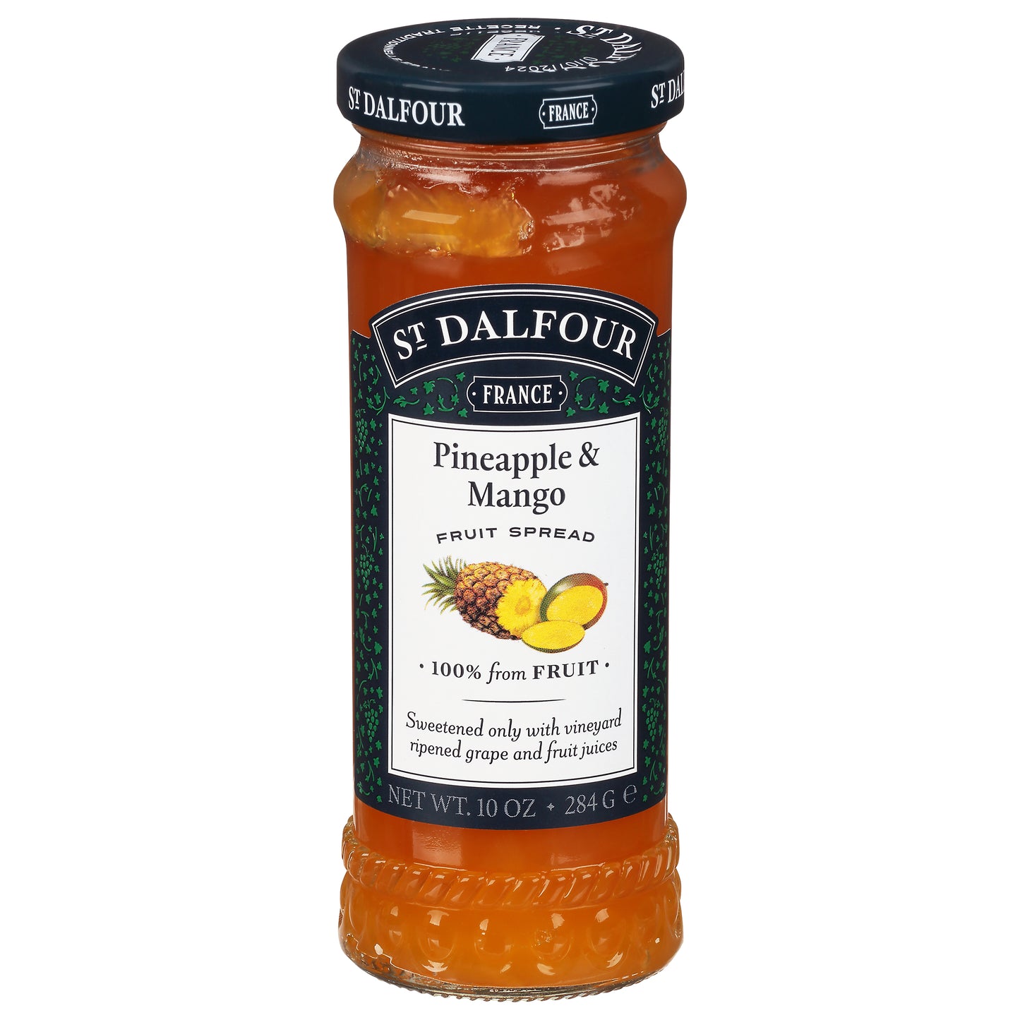 St Dalfour Pineapple & Mango Fruit Spread 10 oz