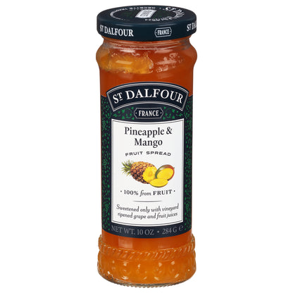 St Dalfour Pineapple & Mango Fruit Spread 10 oz
