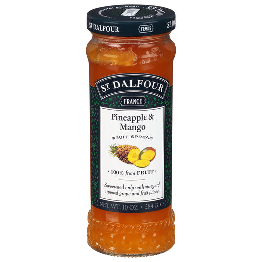 St Dalfour Pineapple & Mango Fruit Spread 10 oz