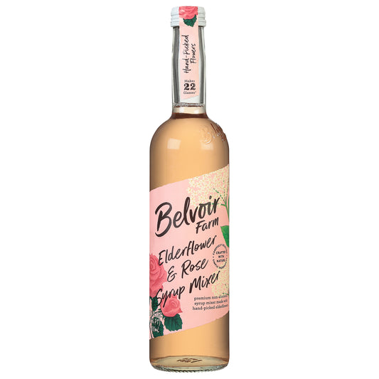 Belvoir Farm Elderflower & Rose Syrup Mixer 16.9 fl oz