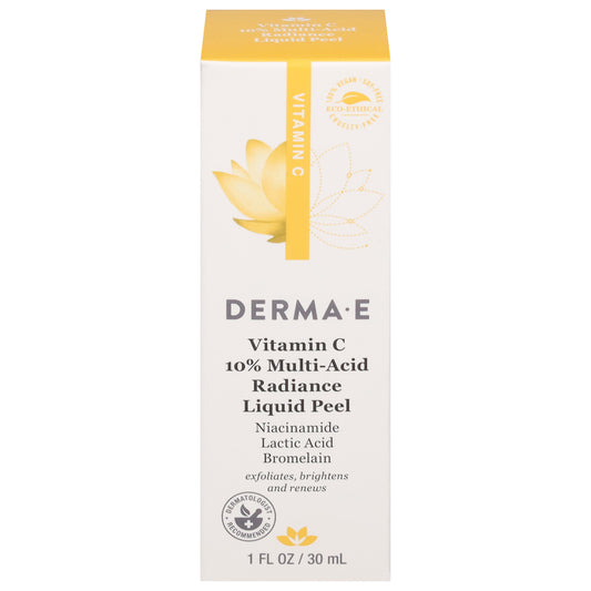 Derma E Radiance Vitamin C 10% Multi-Acid Liquid Peel 1 fl oz