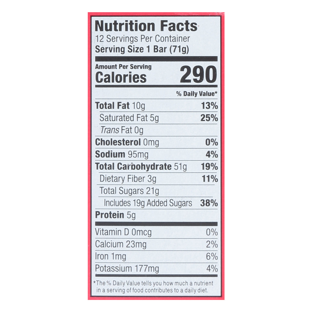 Bobo's Stuff'd Peanut Butter & Berry Jam Oat Bar 2.5 oz