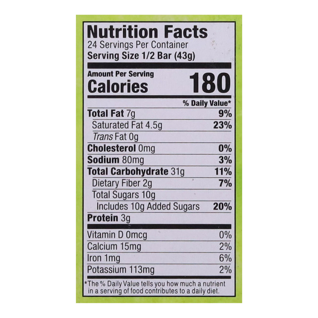 Bobo's Chocolate Chip Oat Bar 3 oz