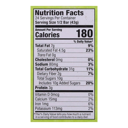 Bobo's Chocolate Chip Oat Bar 3 oz