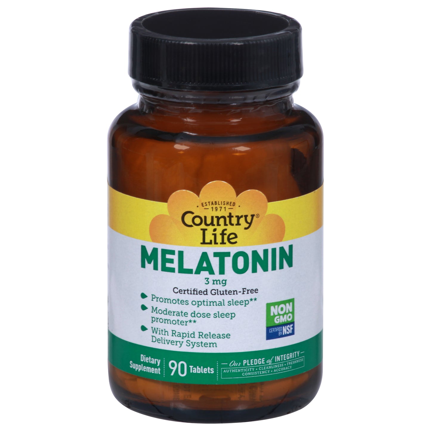 Country Life 3 mg Melatonin 90 Tablets