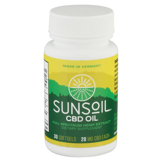 Sunsoil CBD Oil 30 Softgels