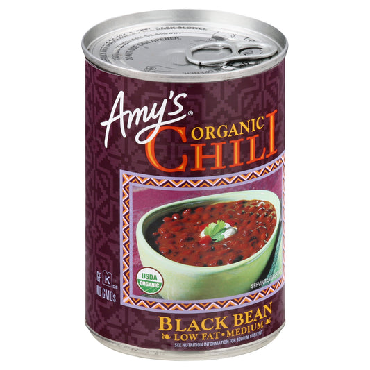 Amys Organic Chilli Medium Black Bean 14.7 oz