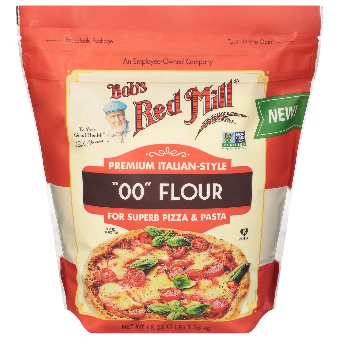 Bob's Red Mill Premium Italian Style OO Flour 48 oz
