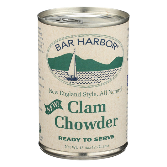 Bar Harbor All Natural New England Style Clam Chowder 15 oz