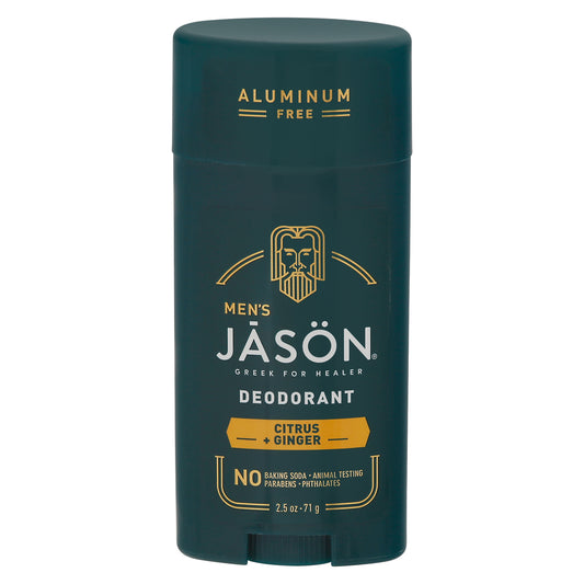 Jason Men's Citrus + Ginger Deodorant 2.5 oz
