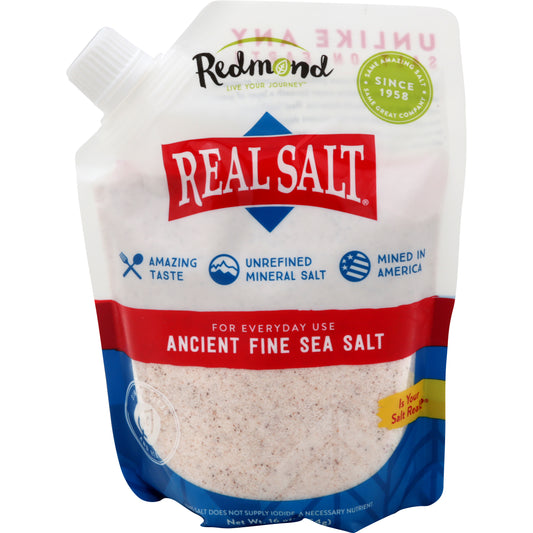 Redmond Ancient Fine Sea Salt 16 oz