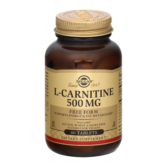 Solgar 500 mg Free Form Tablets L-Carnitine 60 ea
