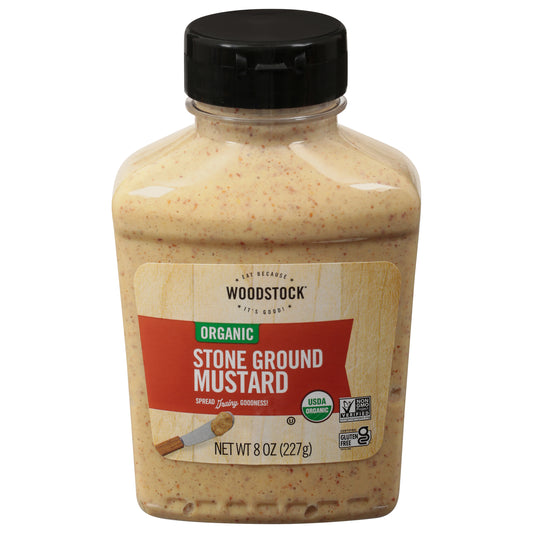 Woodstock Organic Stone Ground Mustard 8 oz