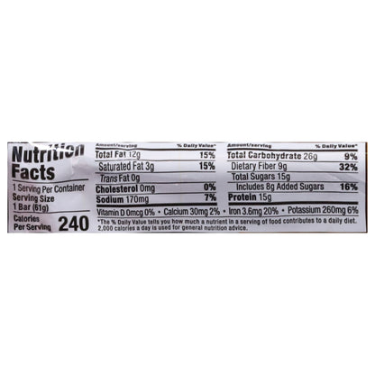 Bobo's Peanut Butter Chocolate Chip Protein Bar 2.2 oz