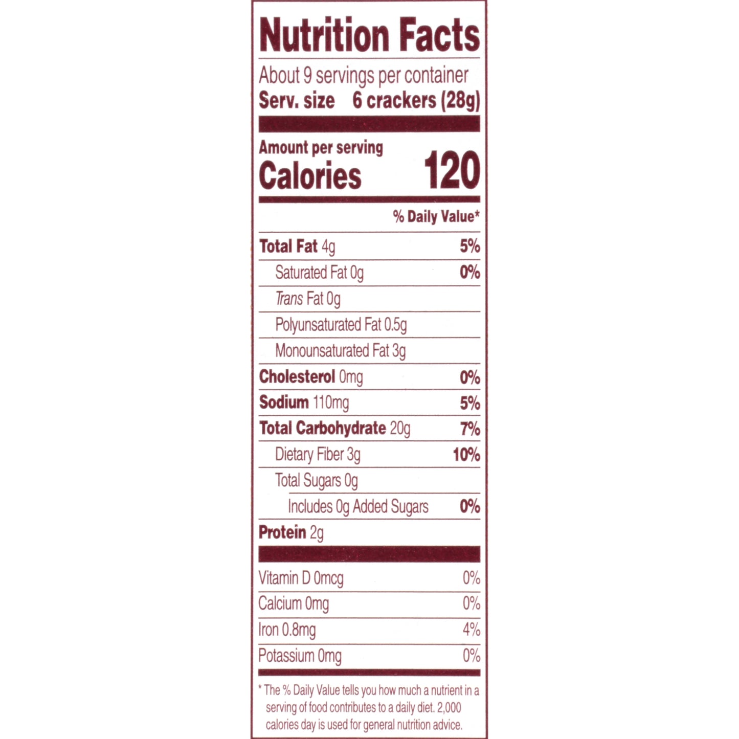 Back to Nature Black Pepper HWW Cracker Box