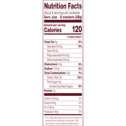 Back to Nature Black Pepper HWW Cracker Box