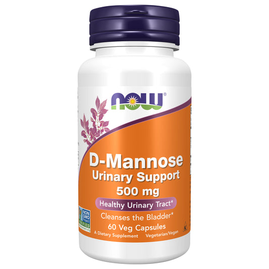 D-Mannose Urinary Support 500 mg - 60 Veg Capsules