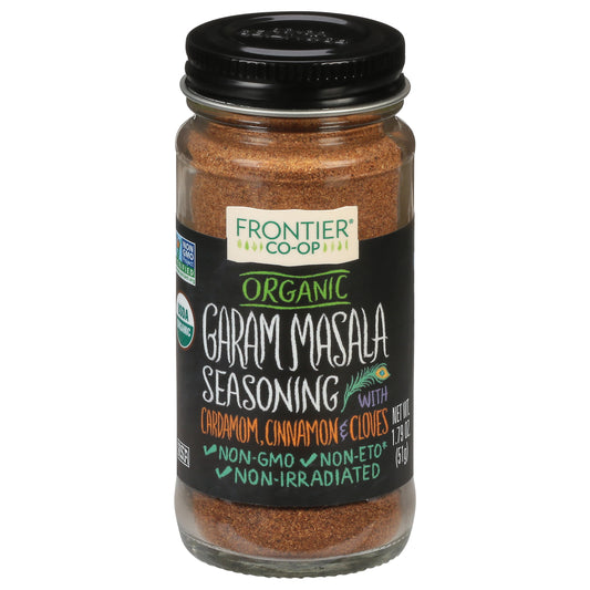 Frontier Co-op Garam Masala Organic Seasoning with Cardamom, Cinnamon & Cloves 1.79 oz
