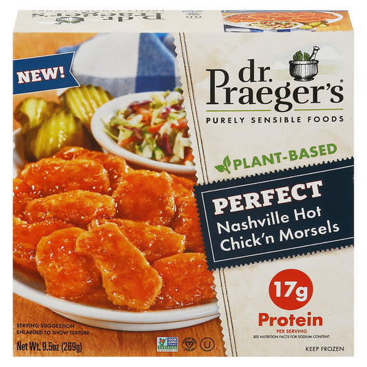 Dr. Praeger's Plant-Based Perfect Chick'n Morsels 9.5 oz
