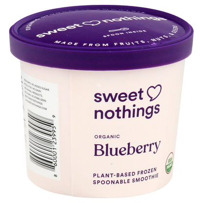Sweet Nothings Organic Plant-Based Blueberry Frozen Spoonable Smoothie 3.5 oz