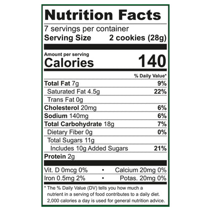 Tate's Bake Shop Lemon Cookies, 7 oz
