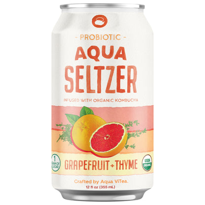 Aqua Seltzer Grapefruit + Thyme 12oz