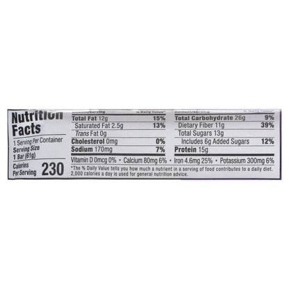 Bobo's Double Chocolate Almonds Butter Protein Bar 2.2 oz