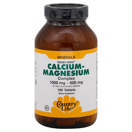 Country Life Calcium-Magnesium Complex 180 ea