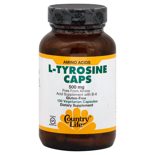 Country Life L-Tyrosine Caps 100 ea