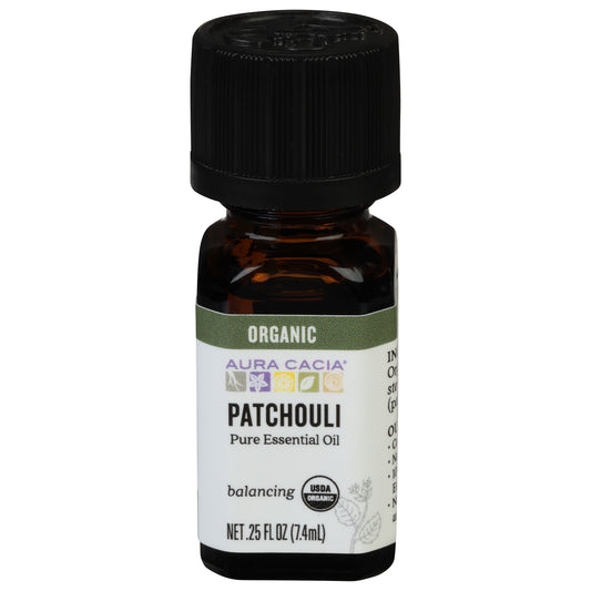 Aura Cacia Patchouli Balancing Pure Essential Oil 0.25 fl oz