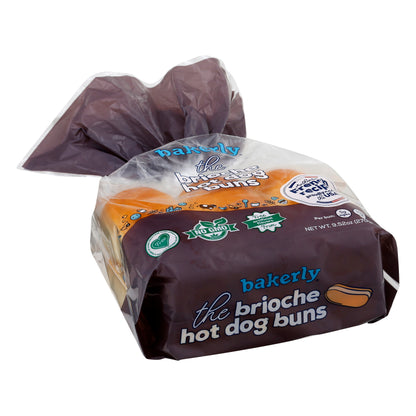 Bakerly Brioche Hot Dog Buns 9.52 oz