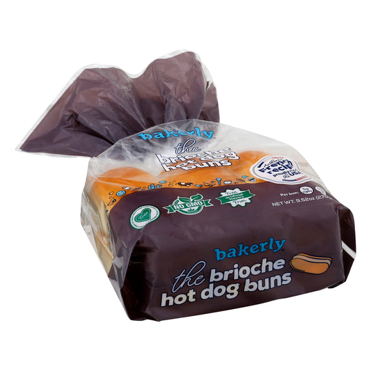 Bakerly Brioche Hot Dog Buns 9.52 oz