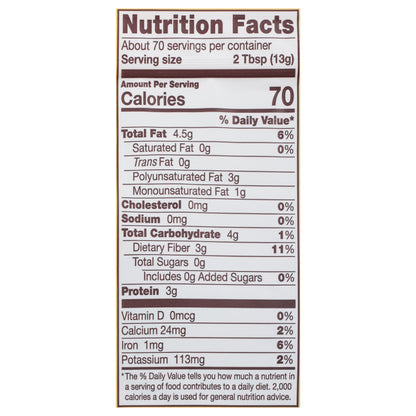Bob's Red Mill Organic Whole Ground Flaxseed Meal 32 oz