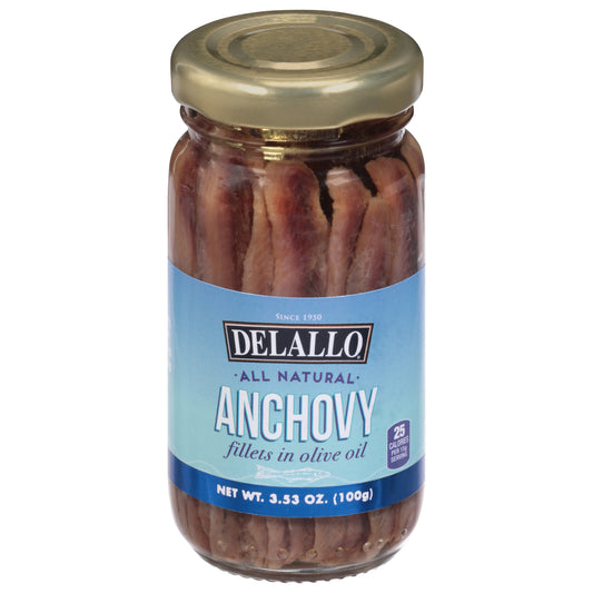 Delallo Anchovy in Olive Oil 3.53 oz