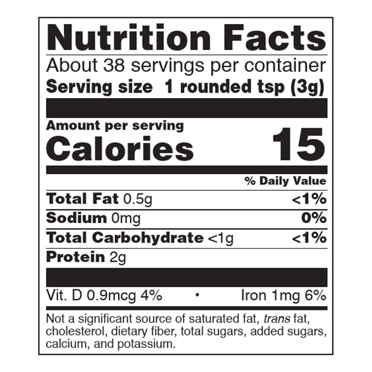 Chlorella Powder, Organic - 4 oz.