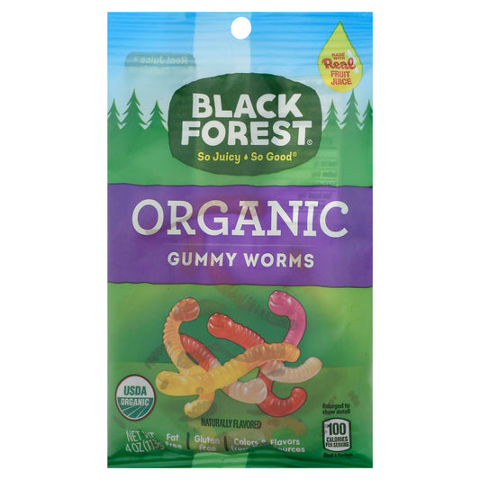 Black Forest Organic Gummy Worms 4 oz