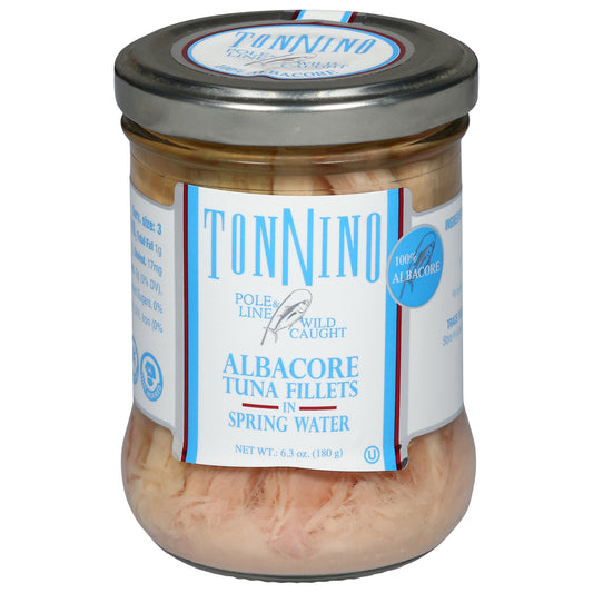 Tonnino Albacore Tuna Fillets in Spring Water 6.3 oz