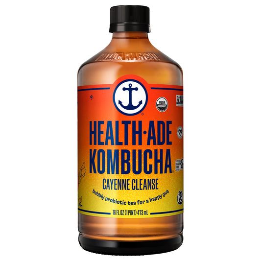 Health Ade Kombucha 16oz - Cayenne Cleanse